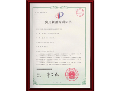 实用新型专利证书